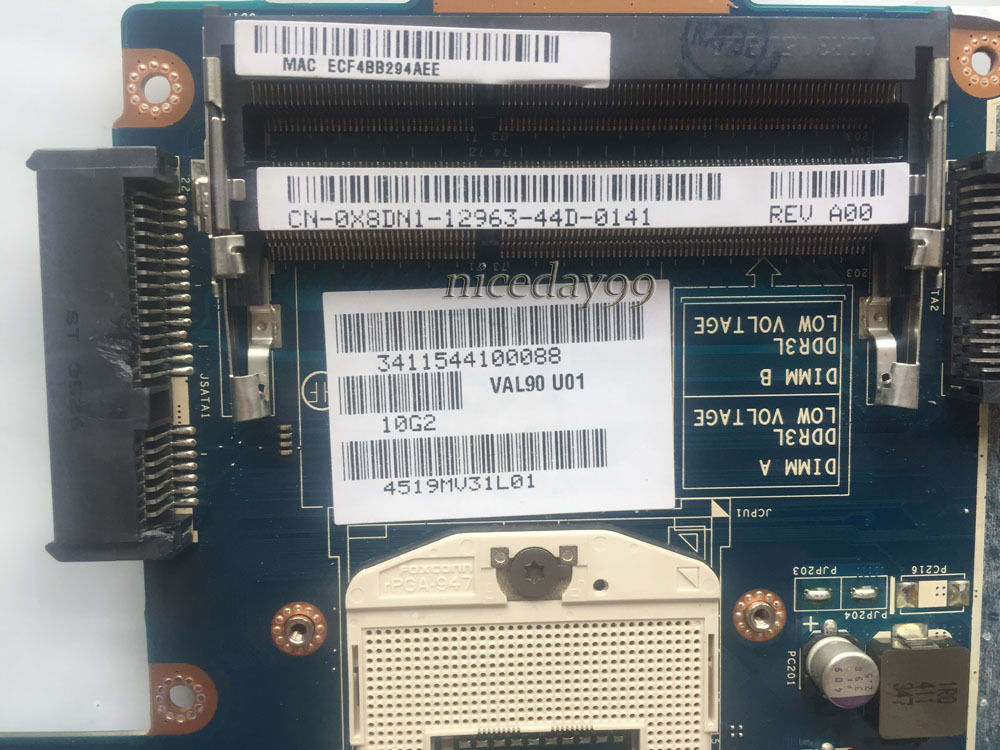 Dell Latitude E6440 Hauptplatine CN-0X8DN1 X8DN1 VAL90 LA-9931P